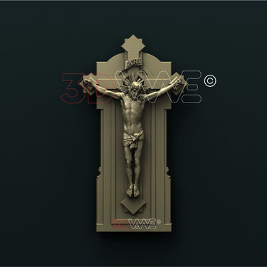 CRUCIFIXION 3D STL 3DWave